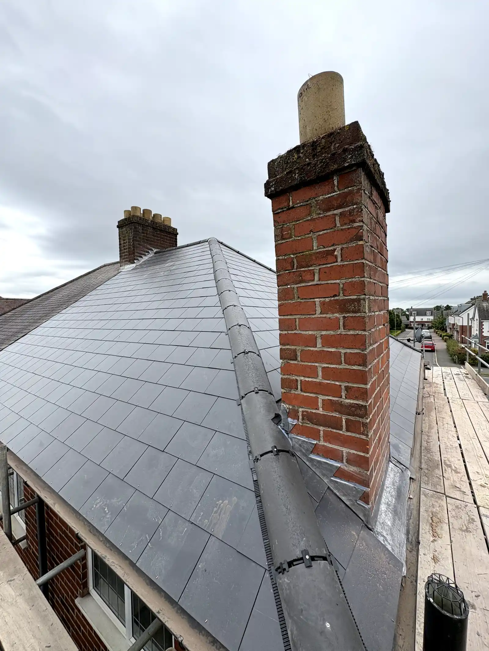 Roof works in progress, LE12