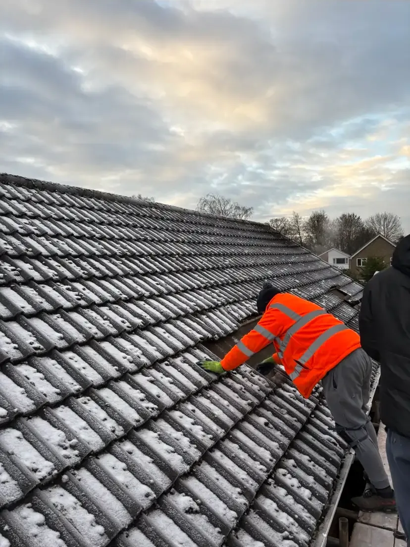 GRP flat roof installation