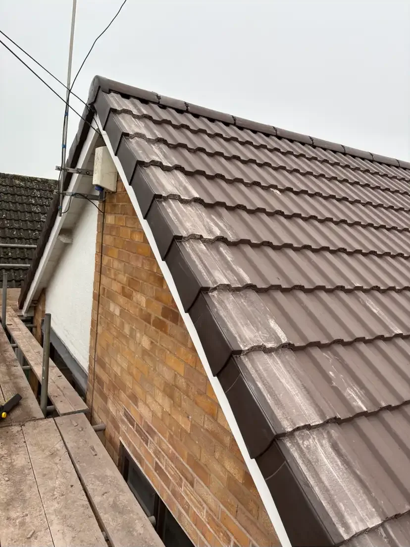 Chimney repointing and lead flashing work, Leicester